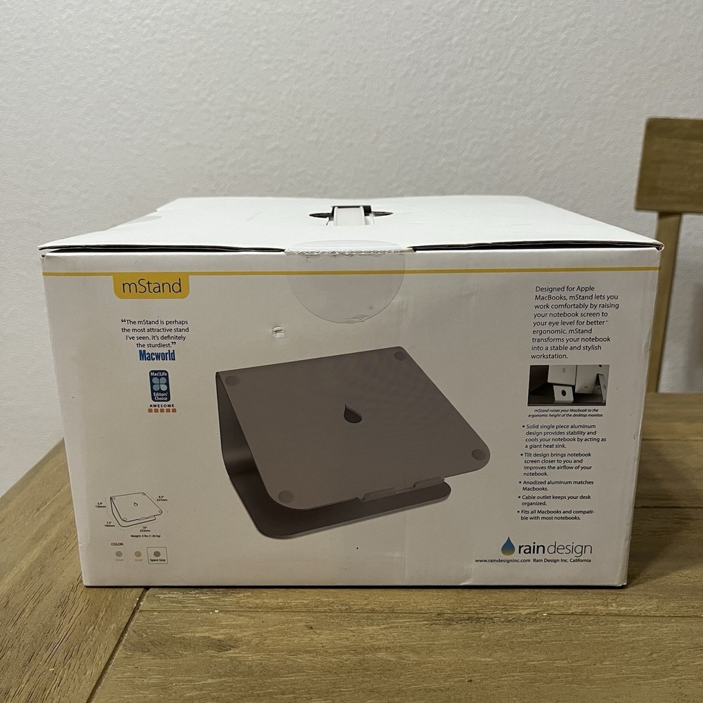 Rain Design 10072 Mstand Laptop Stand - Space‎ Grey